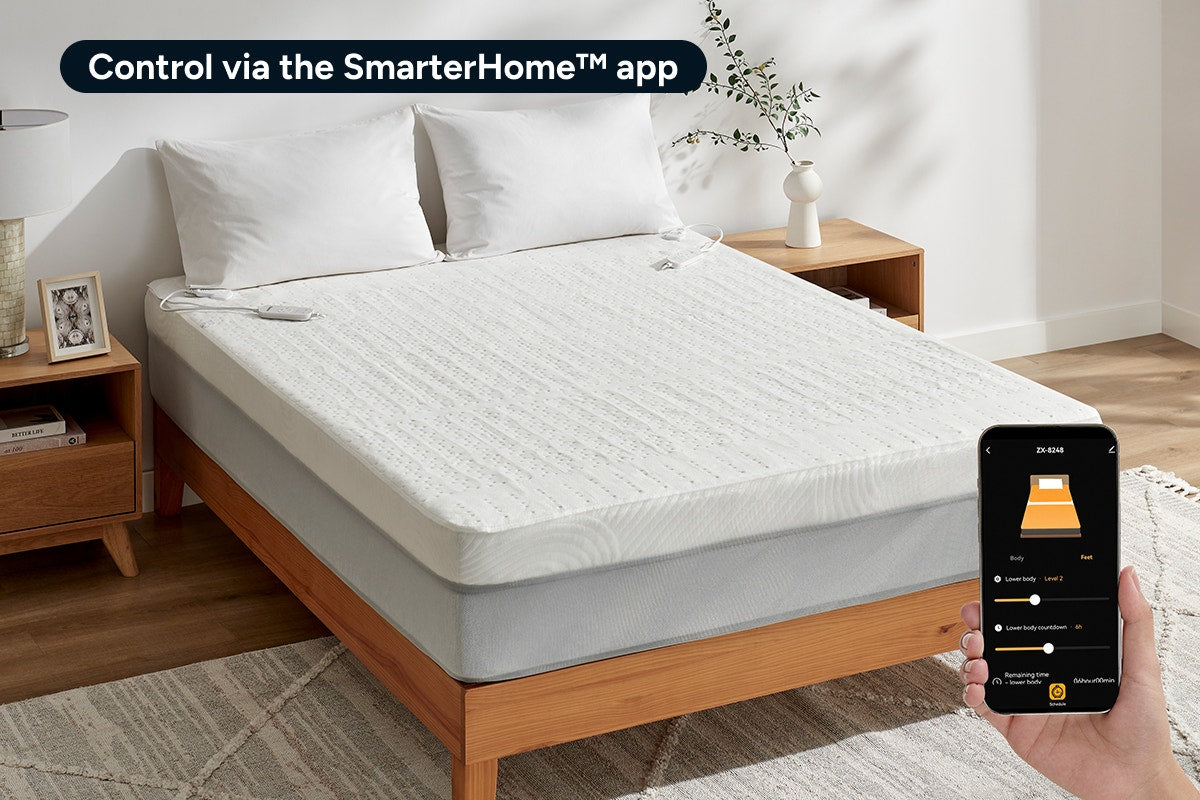 Kogan SmarterHome™ Electric Fitted Blanket (Queen)