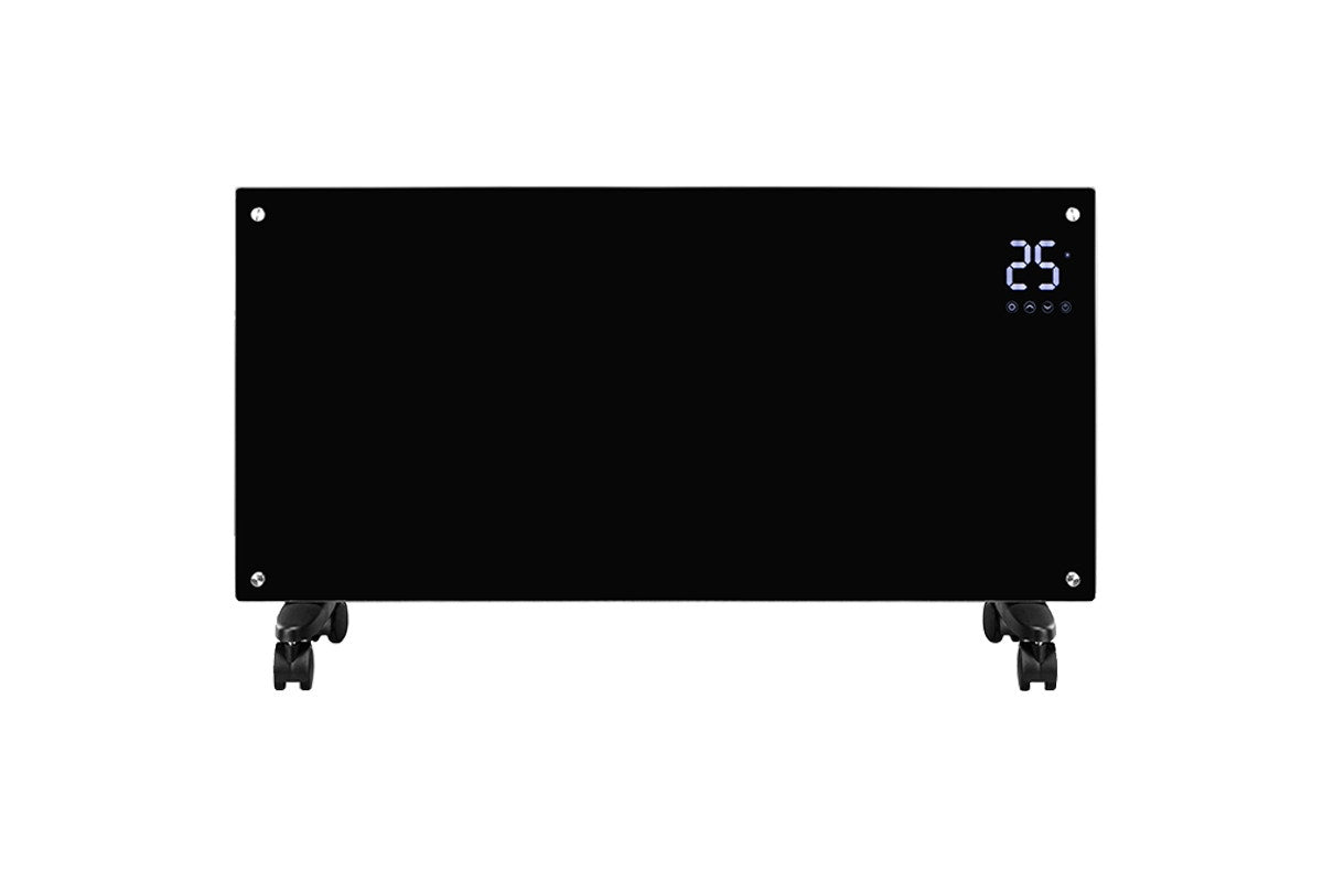 Kogan SmarterHome™ 2000W Premium Glass Panel Heater (Black)