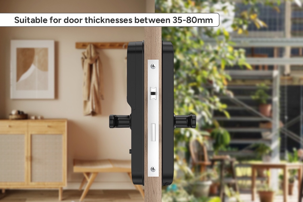Premium SmarterHome Wi-Fi Fingerprint Video Smart Lock with Monitor - SuperSaverAU - view 9