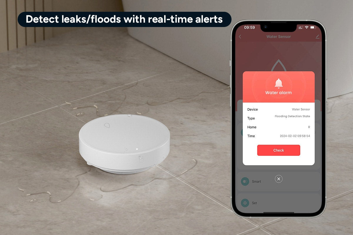 Kogan SmarterHome™ Zigbee Water Leak Sensor