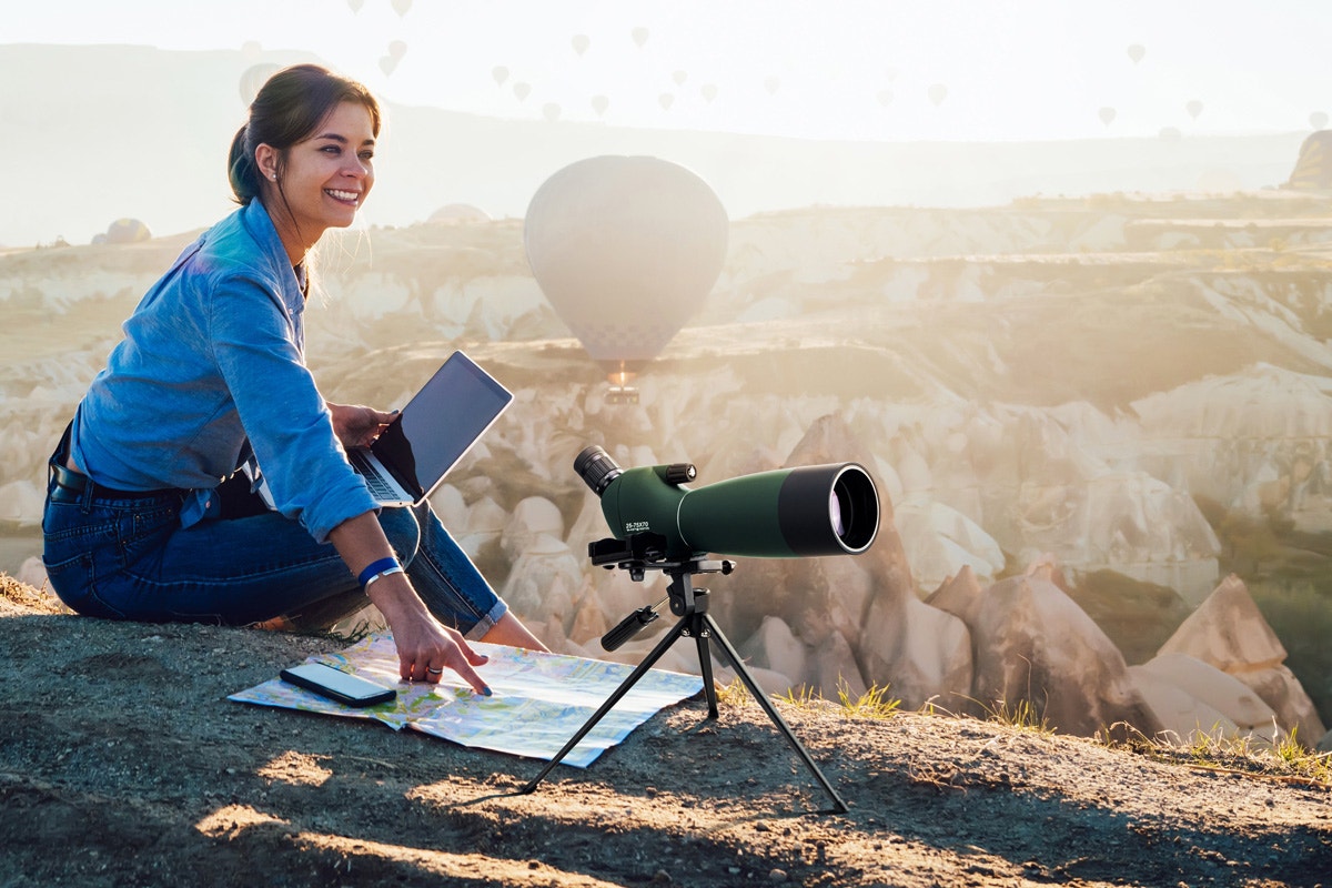 Kogan 25-75x70 Spotting Scope with Tripod and Phone Adapter Set - SuperSaverAU - view 4