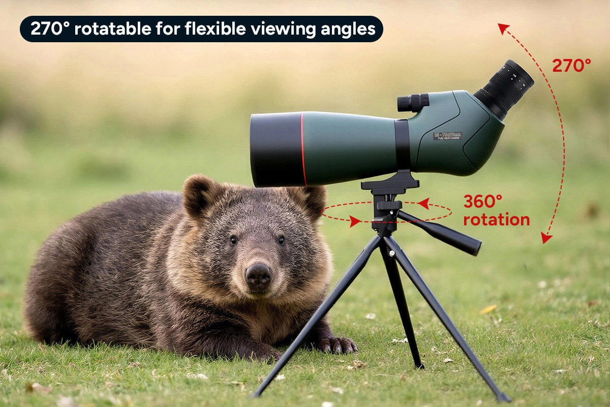 Kogan 25-75x70 Spotting Scope with Tripod and Phone Adapter Set