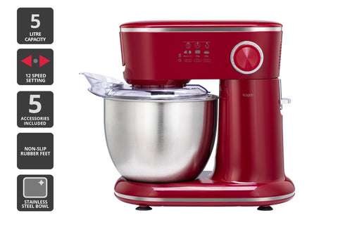 Kogan 5L Stand Mixer (Red)