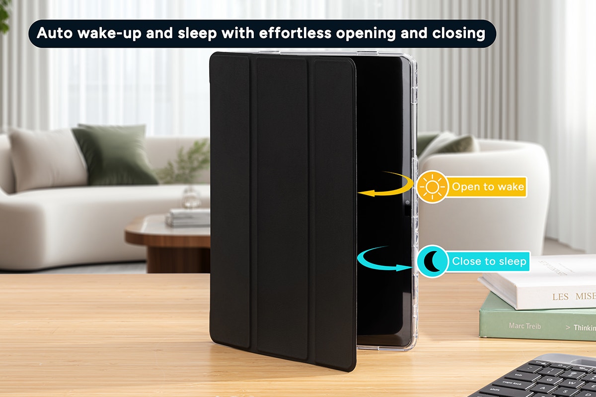 Kogan Galaxy Tab A9 Plus Protective Folio Case (Black)