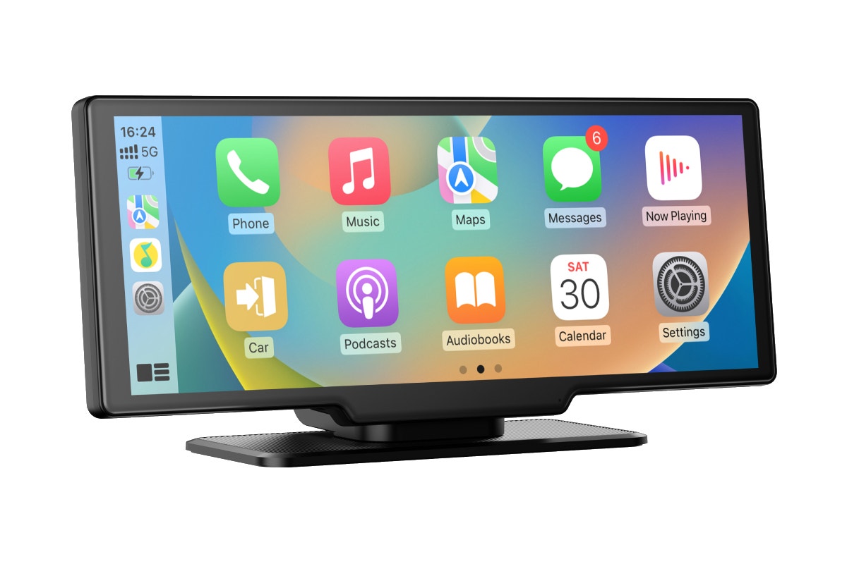 Kogan 10.26" Wireless Apple CarPlay and Android Auto Touchscreen Car Display