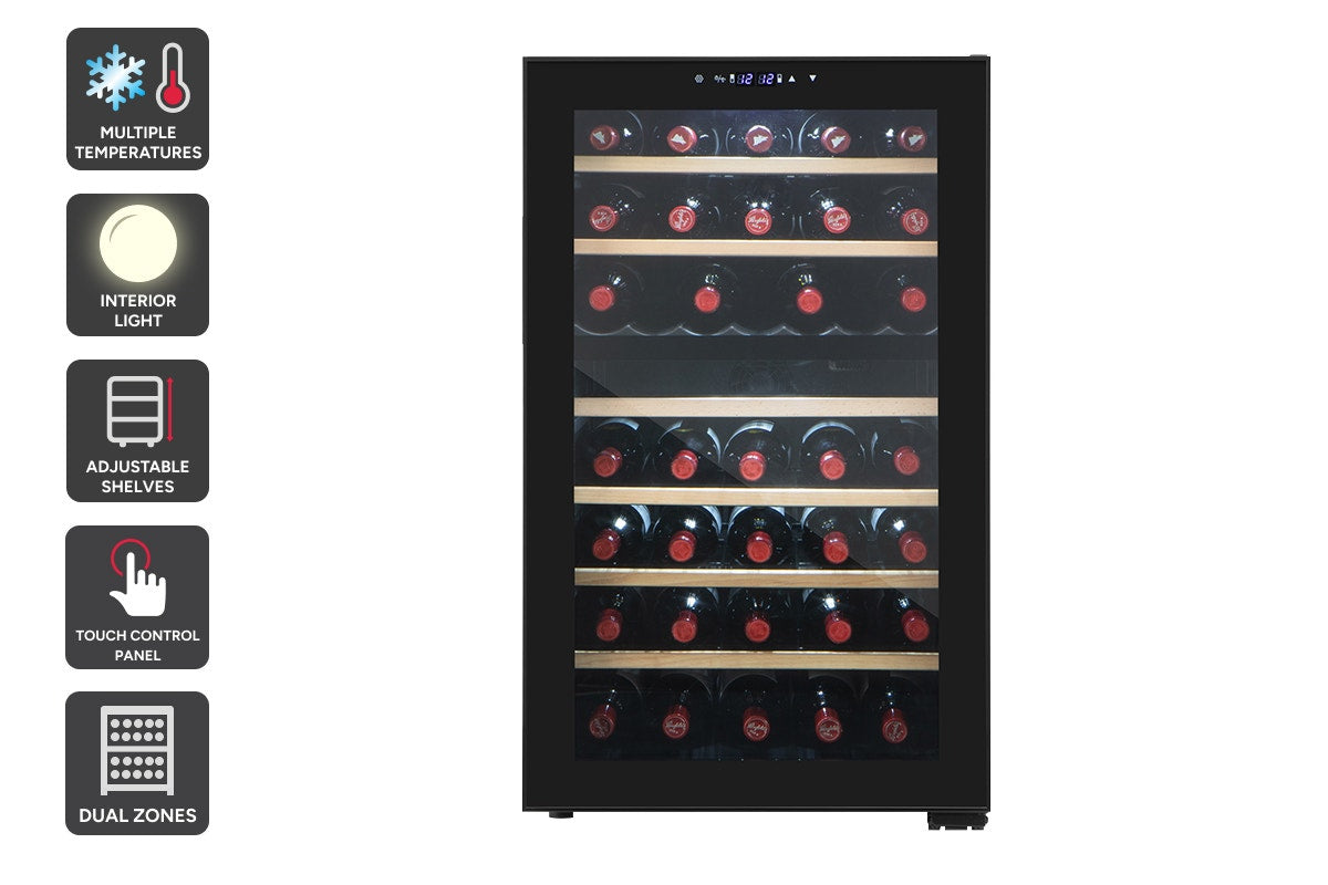 Kogan 52 Bottle Dual Zone Wine Fridge