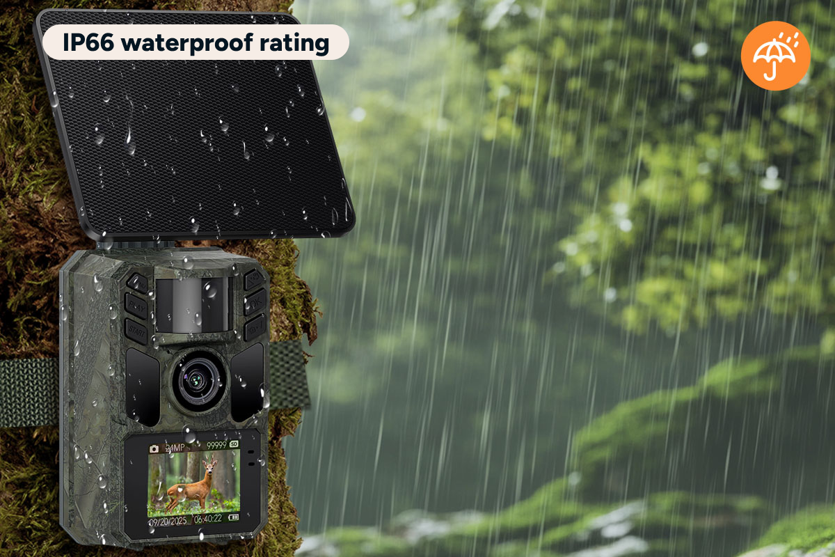 Kogan 4K 48MP Solar Trail Camera and Wildlife Game Camera