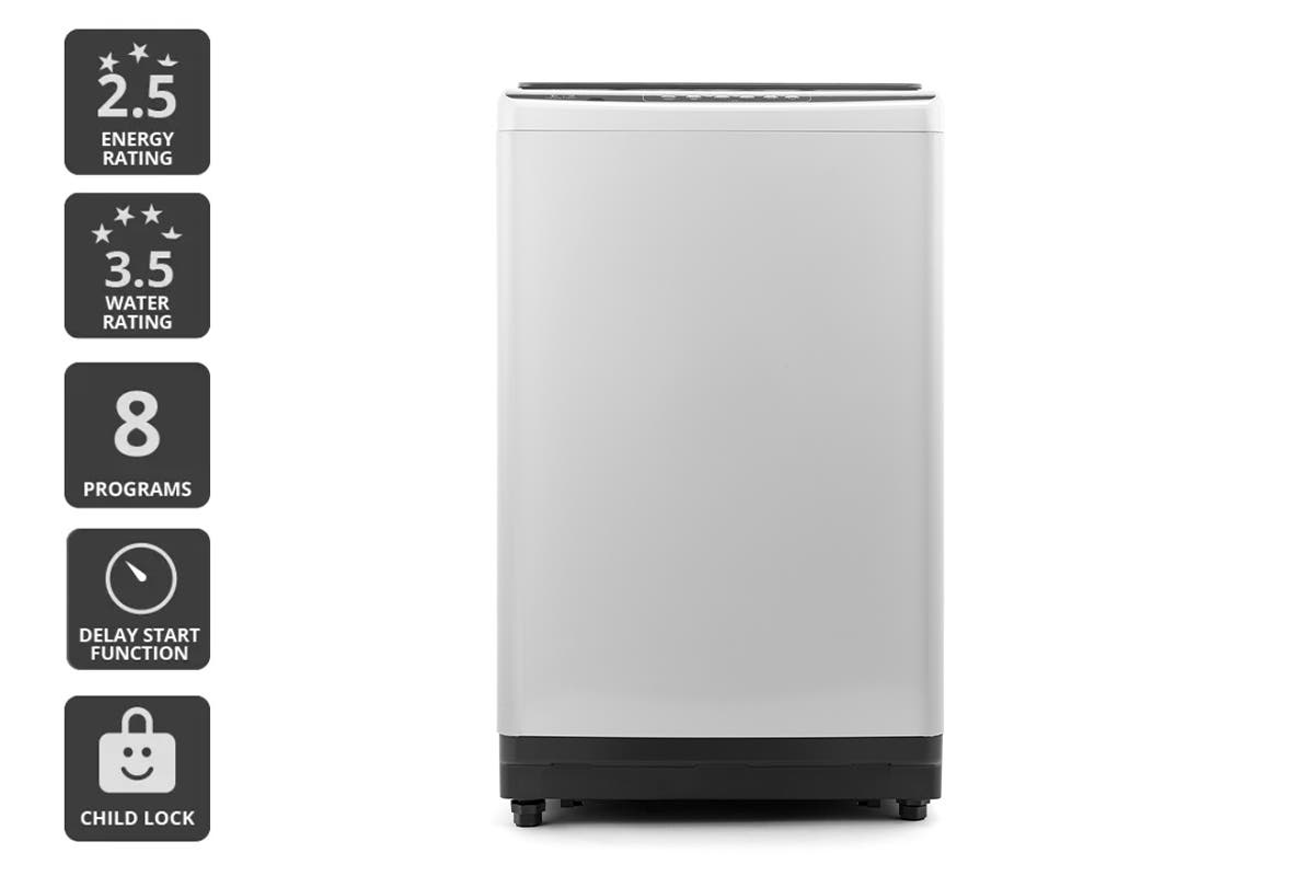 Kogan 9kg Top Load Washing Machine (Grey)