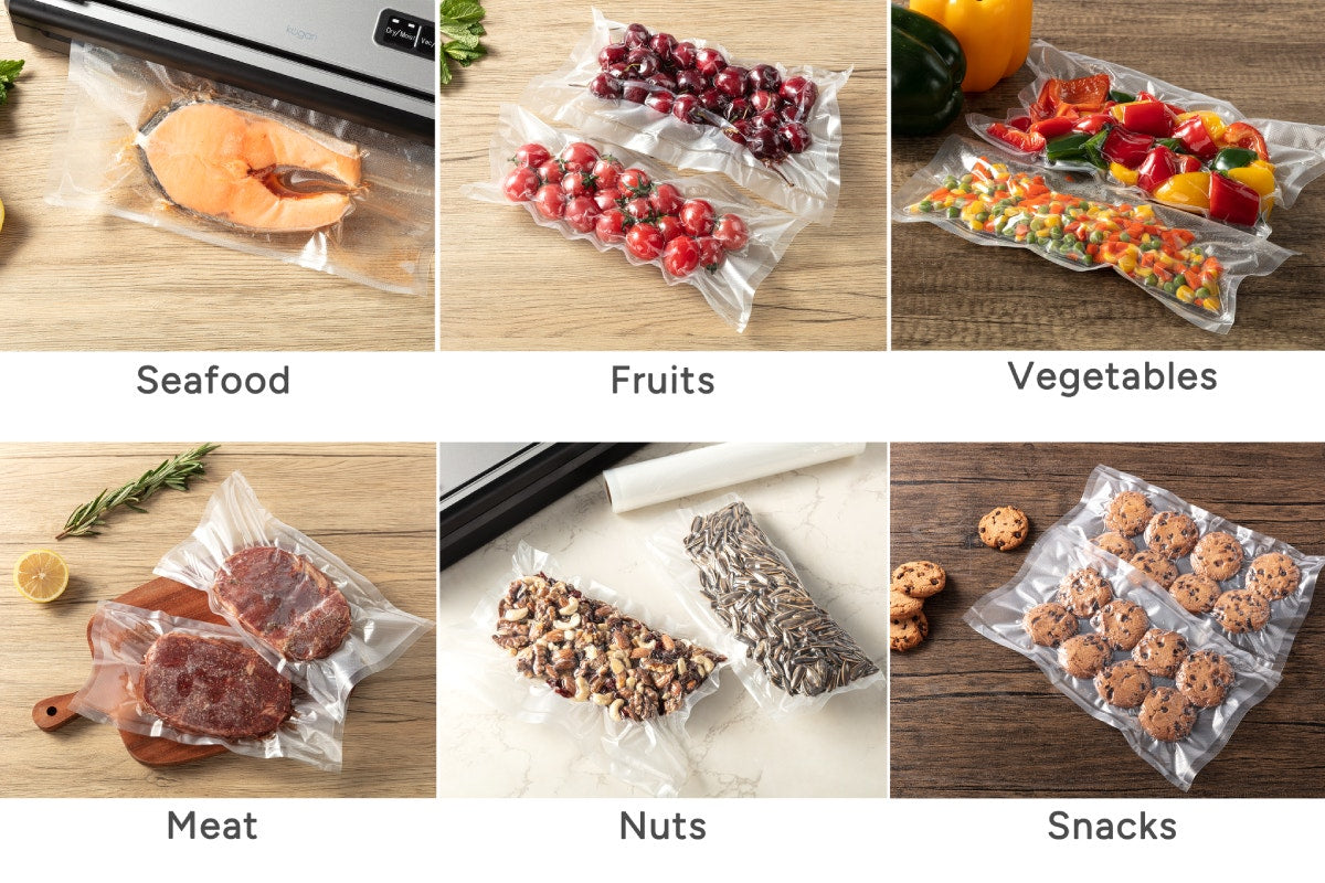 24 Pack Food Vacuum Sealer Rolls - 28cm x 3m)