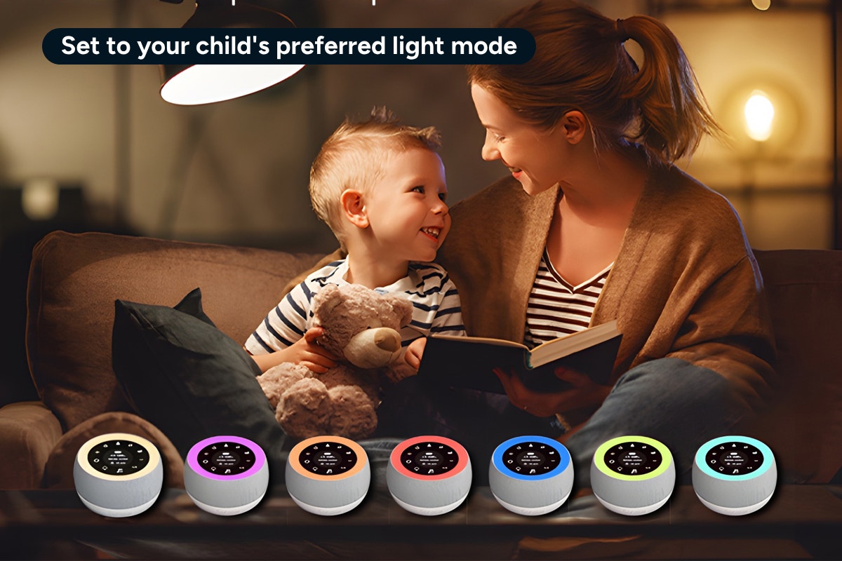 Premium White Noise Machine and Night Light - SuperSaverAU - view 9