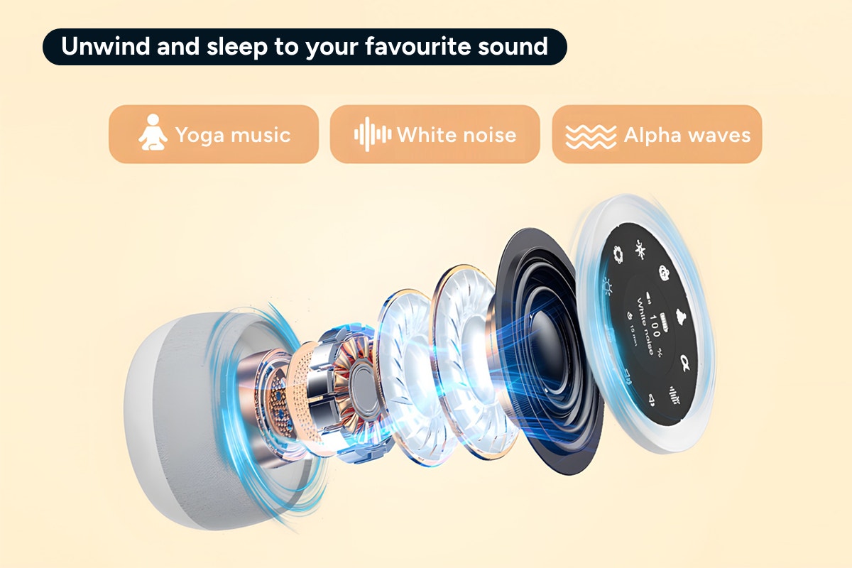 Premium White Noise Machine and Night Light - SuperSaverAU - view 4