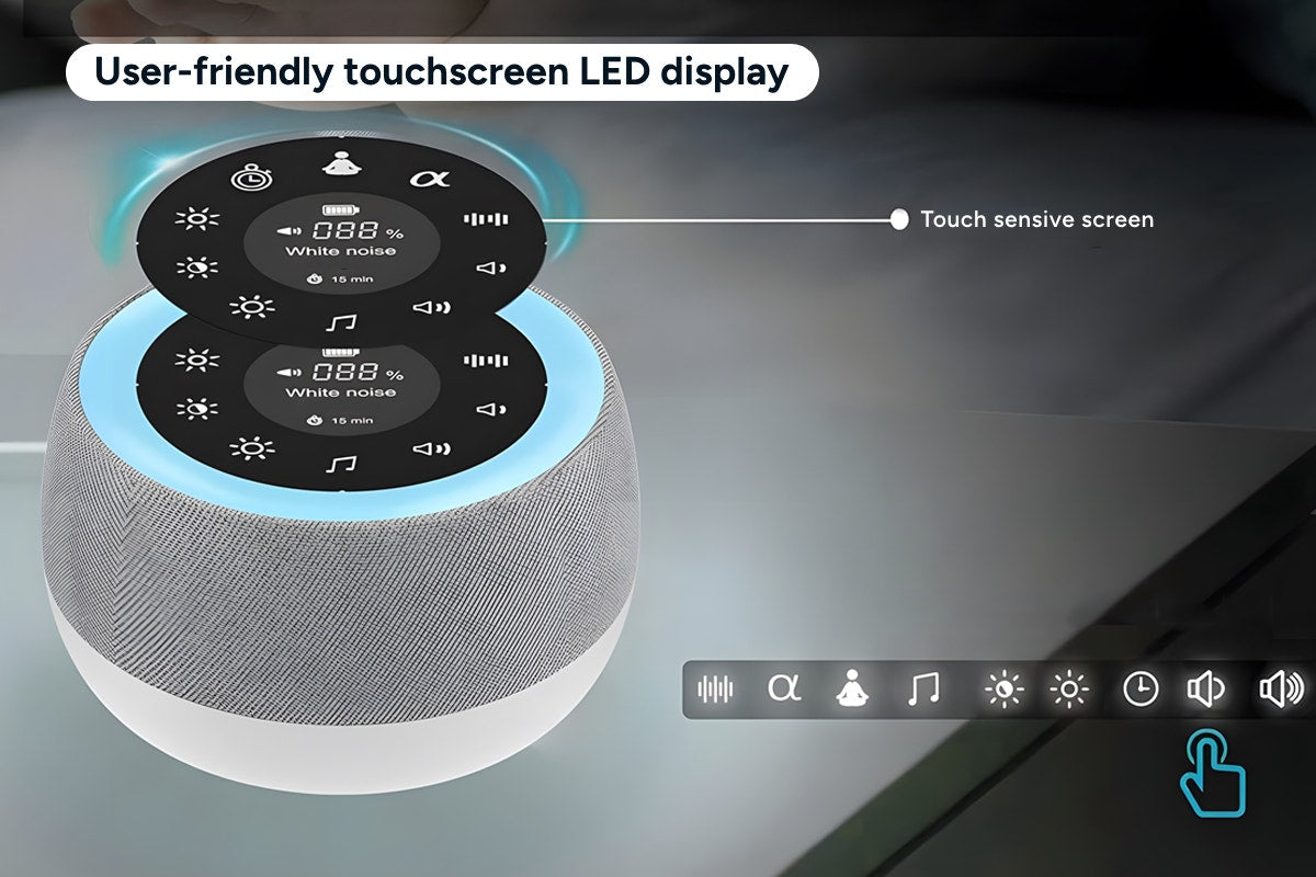 Premium White Noise Machine and Night Light - SuperSaverAU - view 11