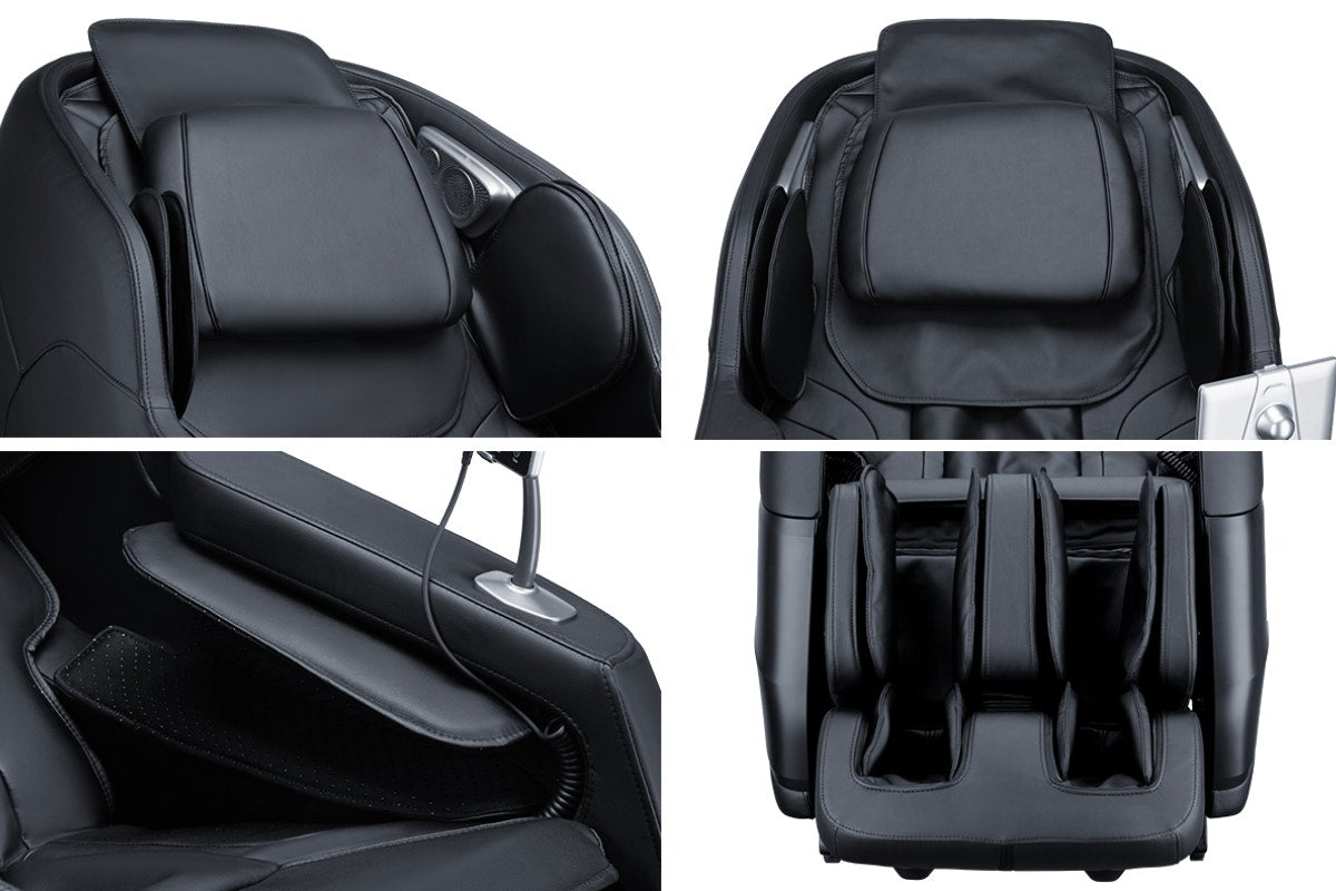 Kogan S63 Pro Zero-Gravity SL-Track Heated Shiatsu Massage Recliner Chair - Charcoal - SuperSaverAU - view 8
