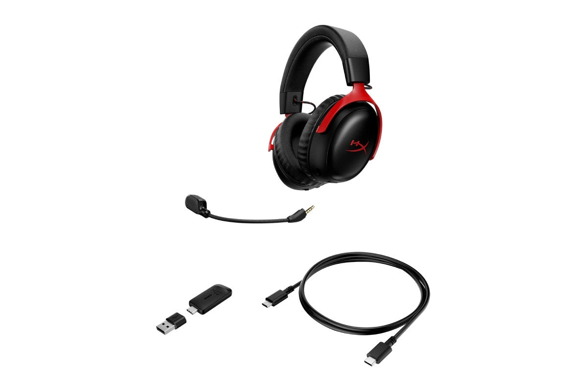 HyperX Cloud III S Wireless Gaming Headset (Black/Red)