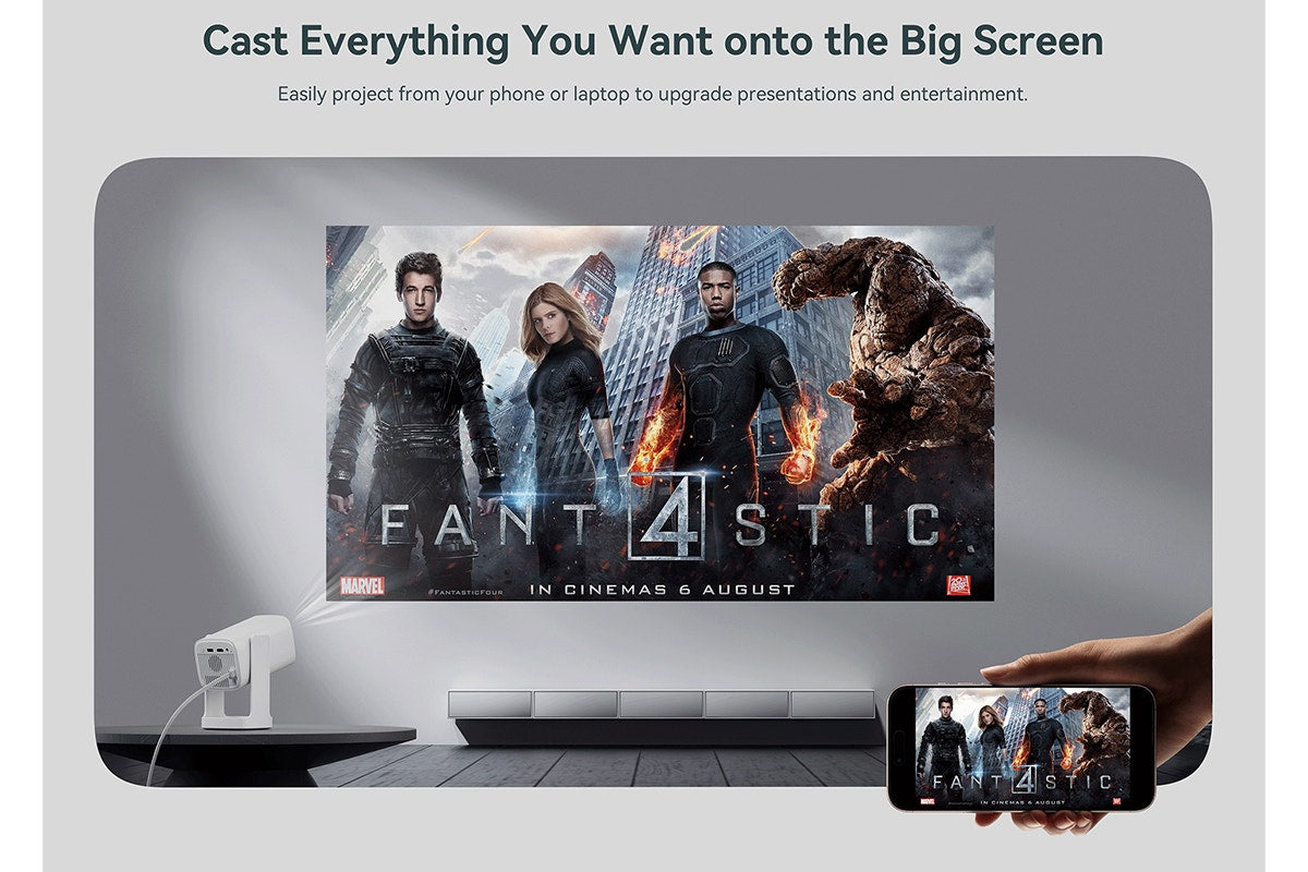 Wanbo Cube 1 HD Smart Projector (White)