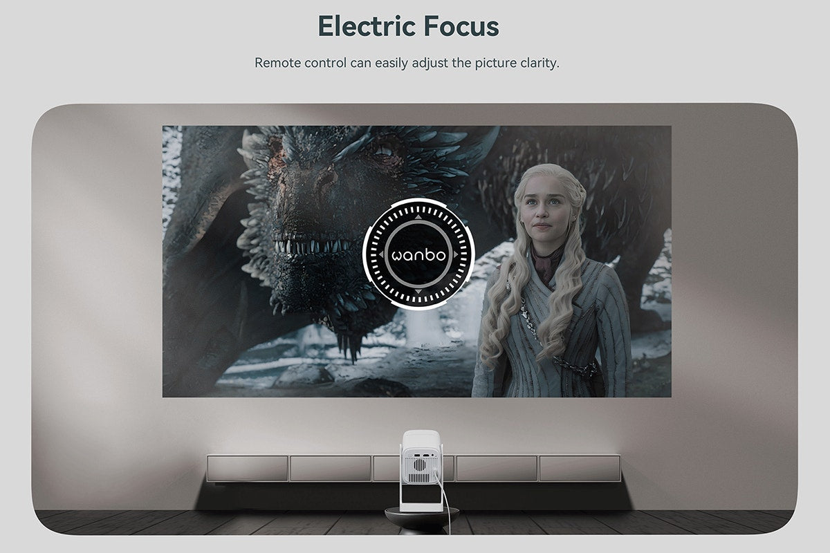 Wanbo Cube 1 HD Smart Projector (White)
