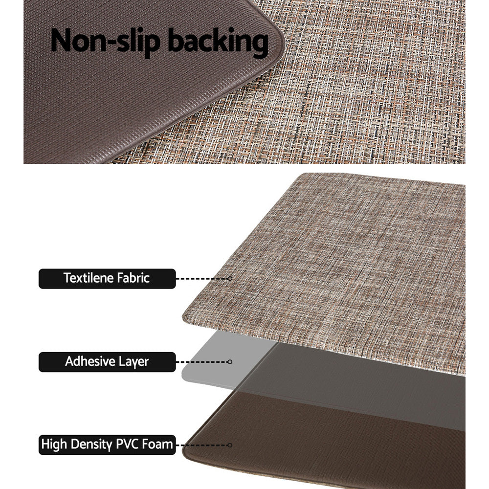 Artiss Kitchen Mat 45x150cm Non-slip Textilene Floor Rug with 10mm Cushioning - SuperSaverAU - view 6