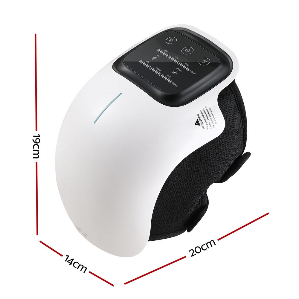 Livemor Heated Knee Massager with Vibration Infrared Laser and USB Charging