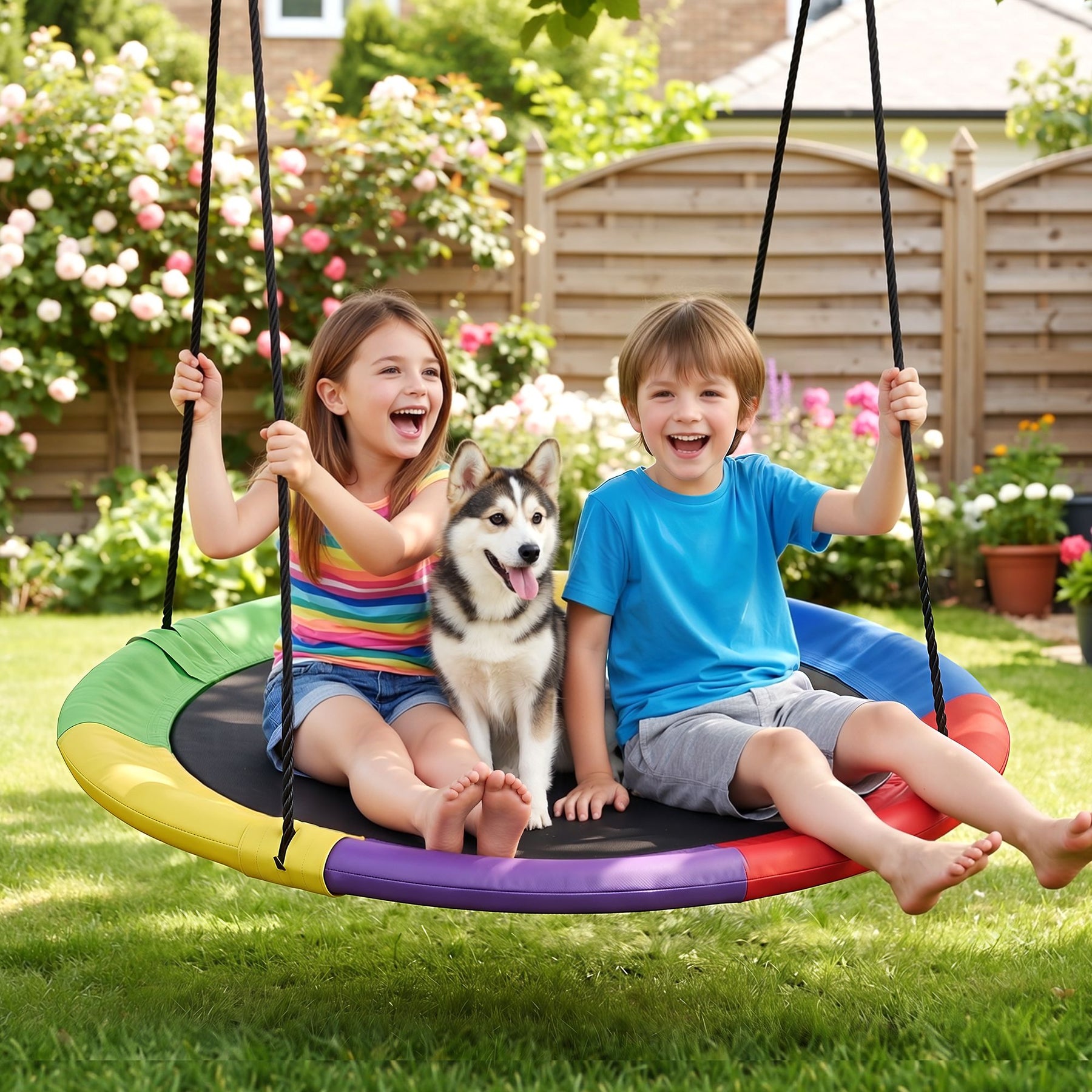 Gardeon 100cm Outdoor Tree Swing Hammock with 150kg Capacity