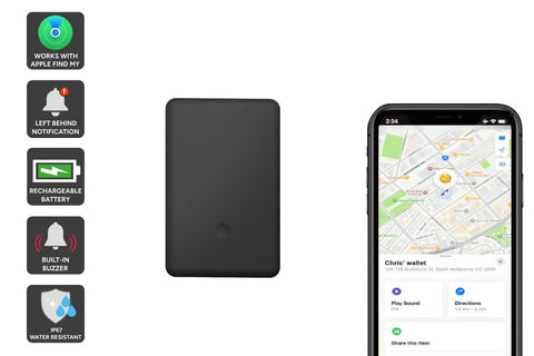 Kogan Smart Tag Rechargeable Wallet Tracker Card for Apple Find My - SuperSaverAU - view 1