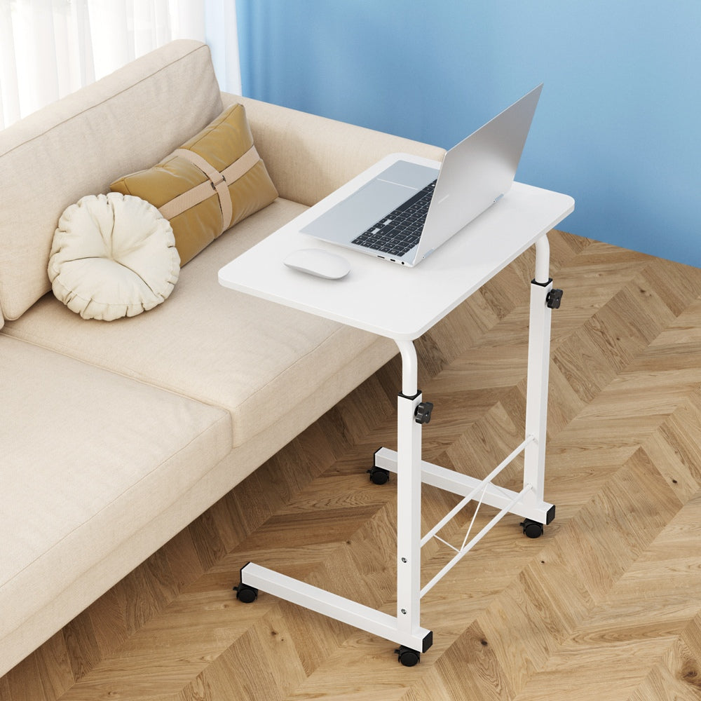 Artiss Laptop Desk Table Adjustable 60CM White - SuperSaverAU - view 8