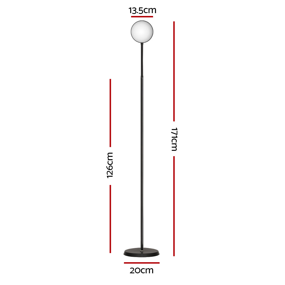 Artiss LED Floor Lamp 1.5m Remote Control Adjustable Brightness & Color Temperature - SuperSaverAU - view 2