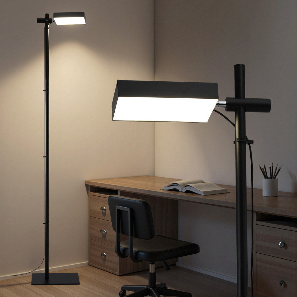Artiss LED Floor Lamp 170cm, 12W Adjustable Height & 360° Rotating Light Head - SuperSaverAU - view 6