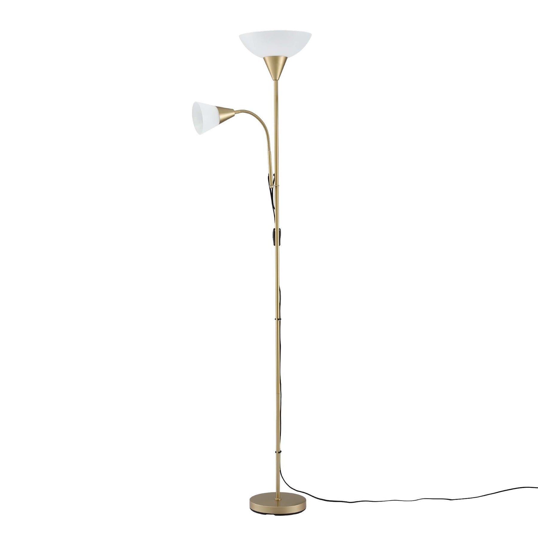 Artiss Gold Mother and Child Floor Lamp with Reading Light
