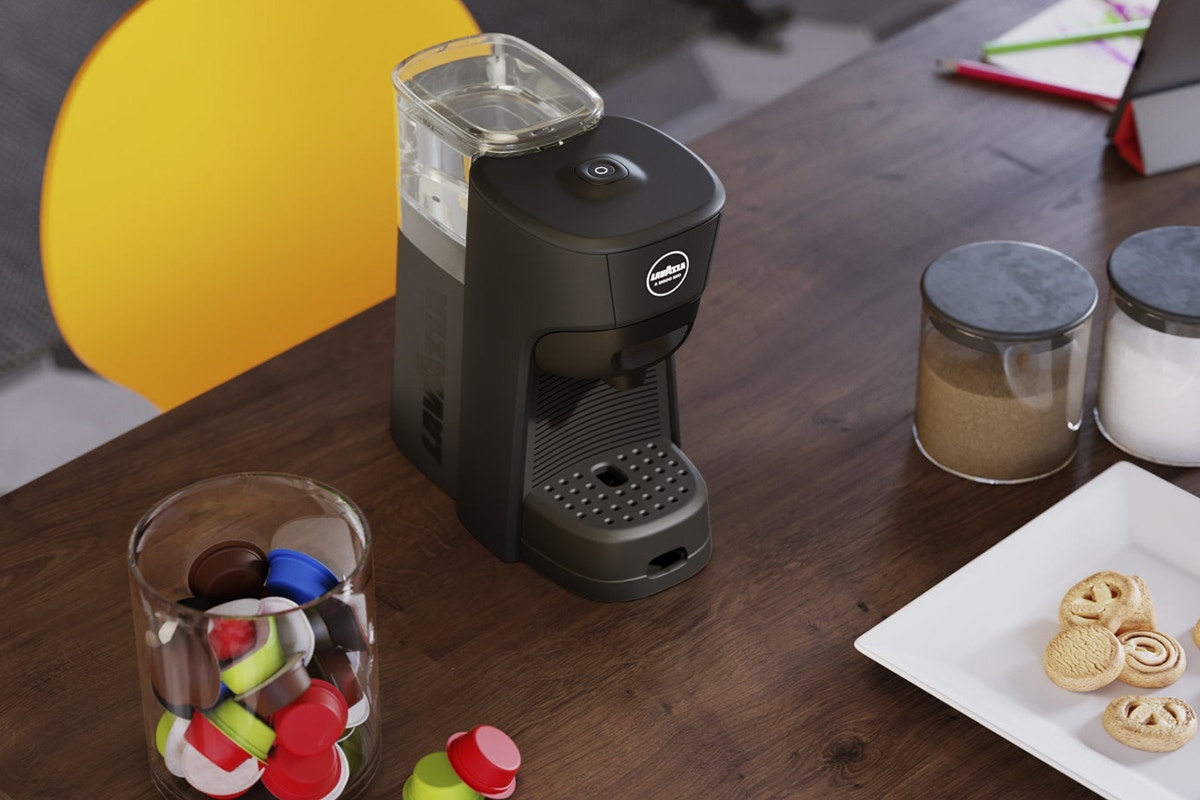 Lavazza A Modo Mio Tiny Eco Coffee Machine (Black)