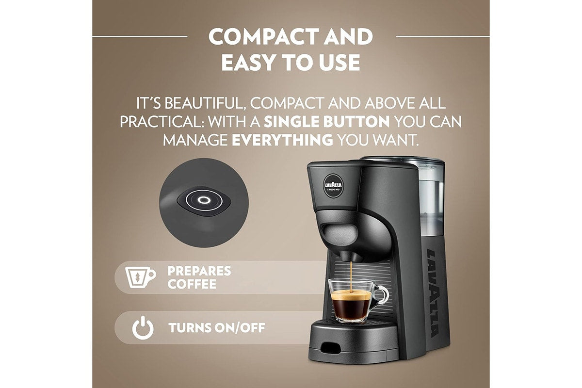 Lavazza A Modo Mio Tiny Eco Coffee Machine (Black)