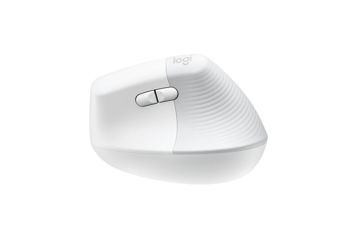 Logitech Lift Vertical Ergonomic Mouse (Mac, Pale Grey)