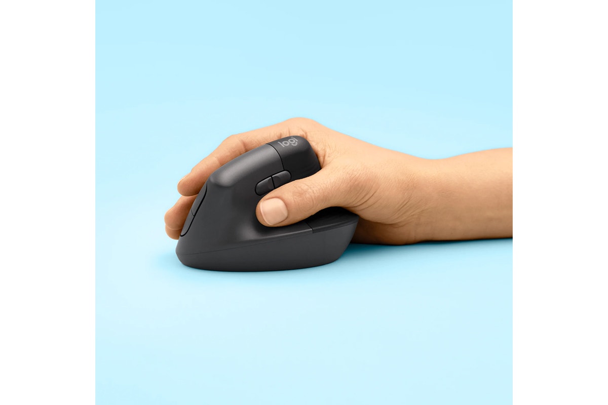 Logitech Lift Vertical Ergonomic Mouse (Graphite)