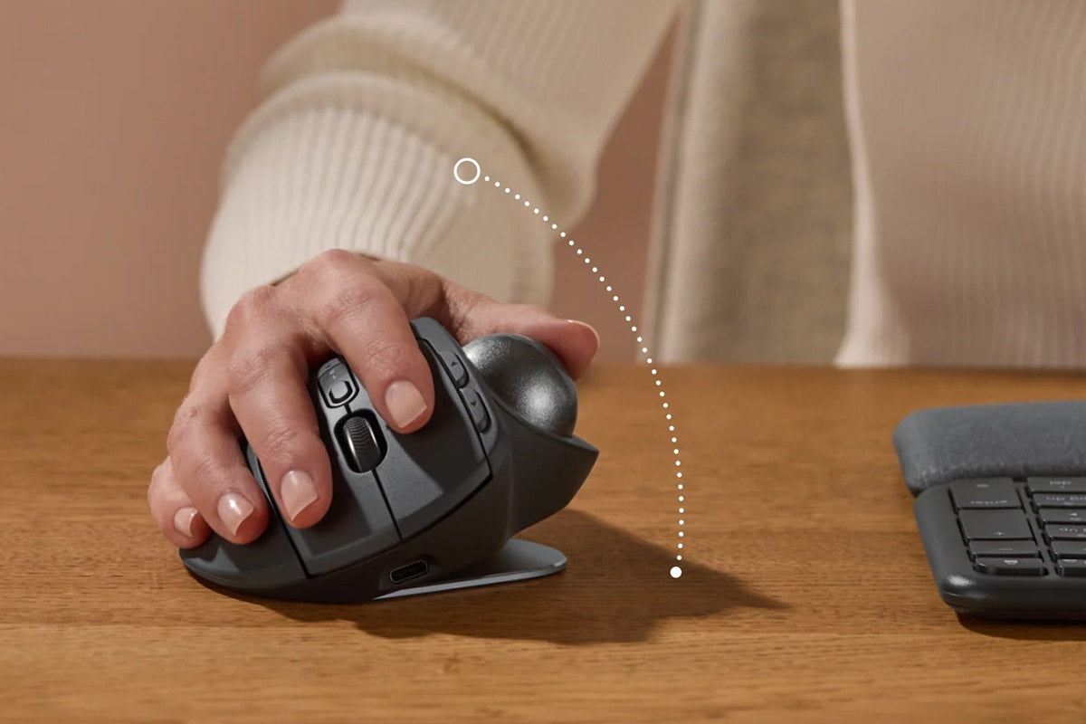 Logitech MX Ergo S Wireless Trackball (Graphite)