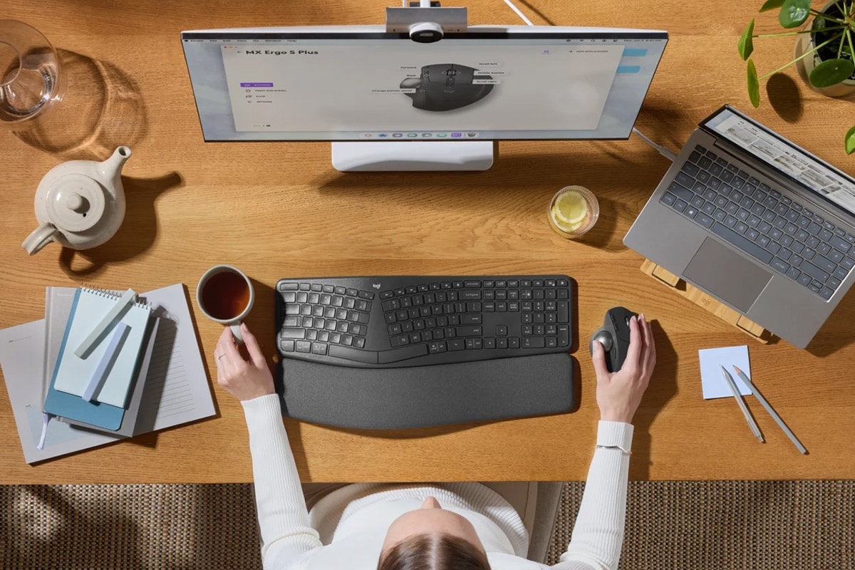Logitech MX Ergo S Wireless Trackball (Graphite)