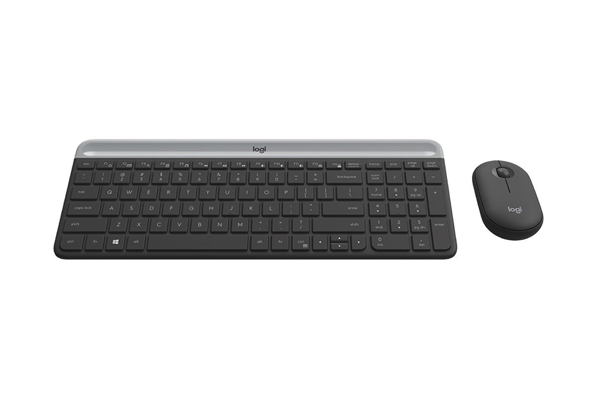 Logitech MK470 Slim Wireless Mouse & Keyboard Combo - Graphite (920-009182)