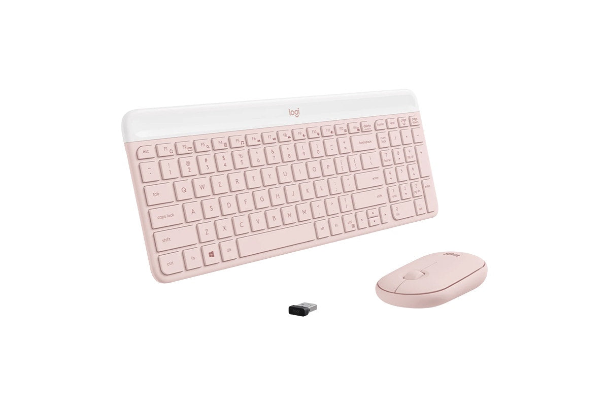 Logitech MK470 Slim Wireless Keyboard and Mouse Combo (Rose)