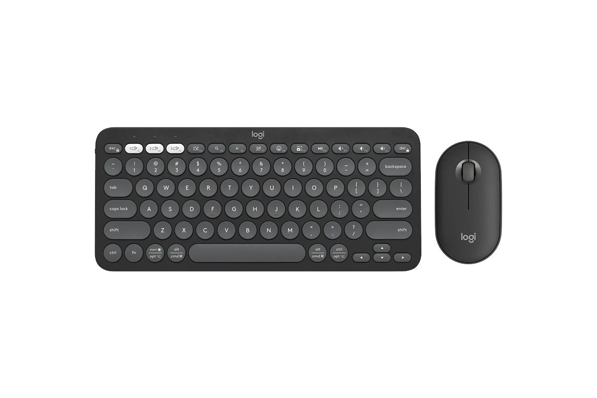 Logitech Pebble 2 Wireless Keyboard and Mouse Combo (Graphite)