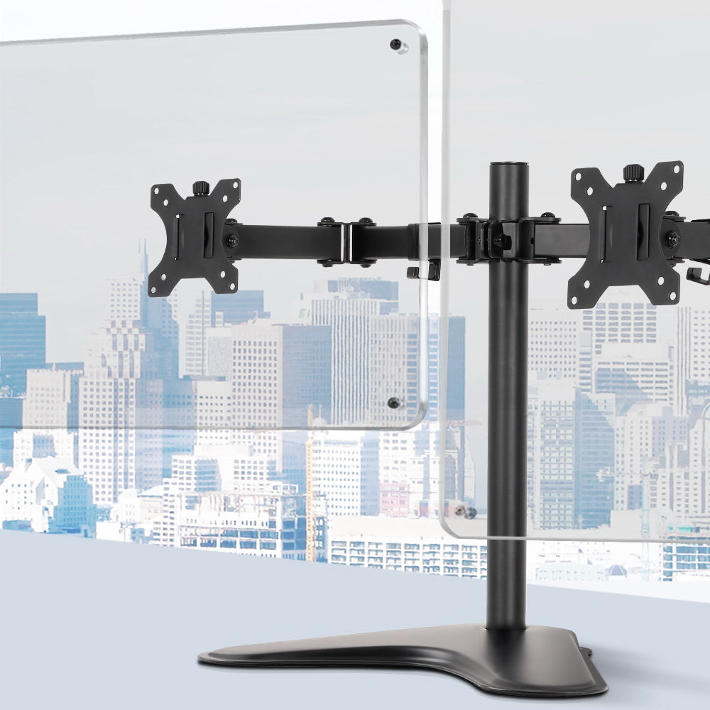 Artiss Monitor Arm Stand Dual Black - SuperSaverAU - view 7