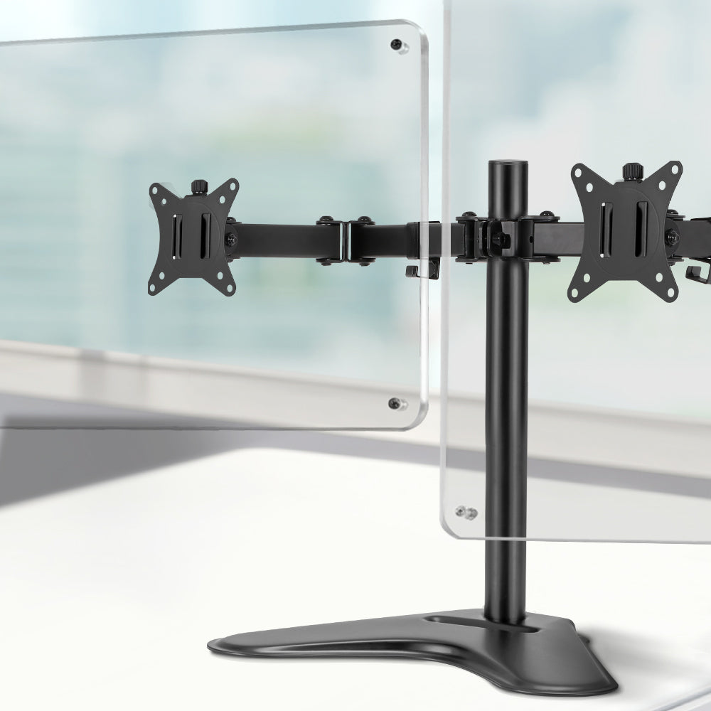 Artiss Monitor Arm Stand Dual Black - SuperSaverAU - view 8