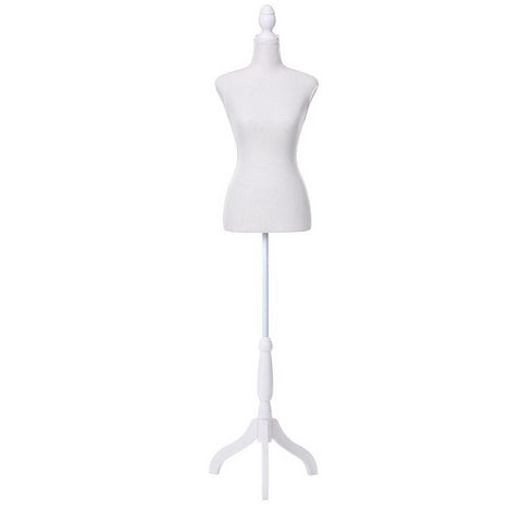 Female Mannequin 170cm Model Dressmaker Clothes Display Torso Tailor Wedding White - SuperSaverAU - view 1
