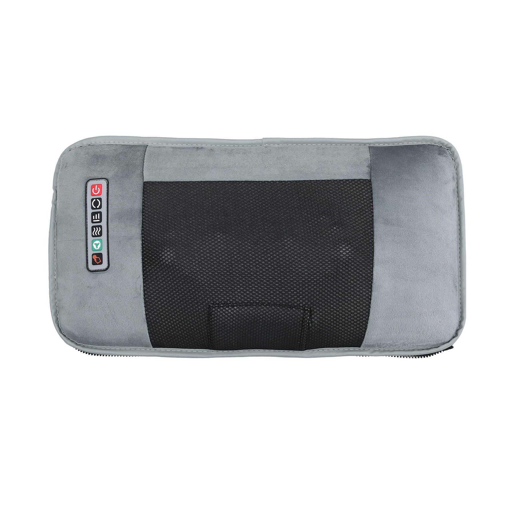 Livemor Grey 10-Node Vibration Heating Massage Mat with Neck Kneading