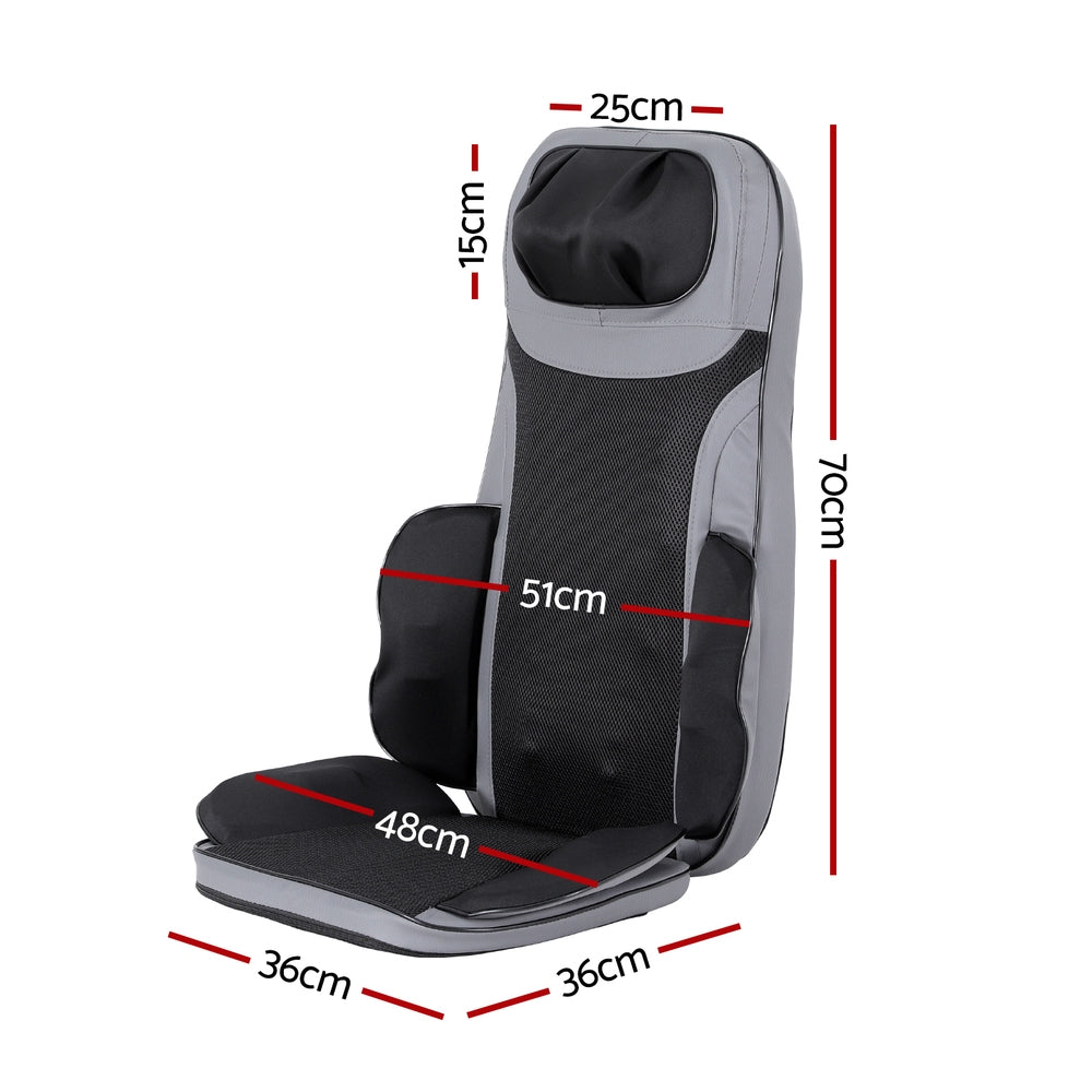 Livemor 8-Node Full Back Massage Cushion with Heat Vibration and SAA Adaptor