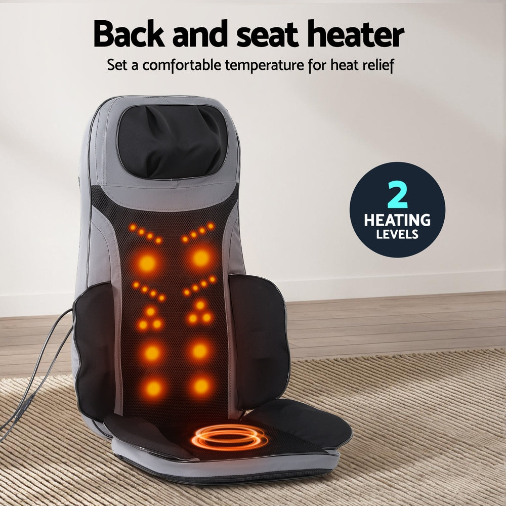 Livemor 8-Node Full Back Massage Cushion with Heat Vibration and SAA Adaptor