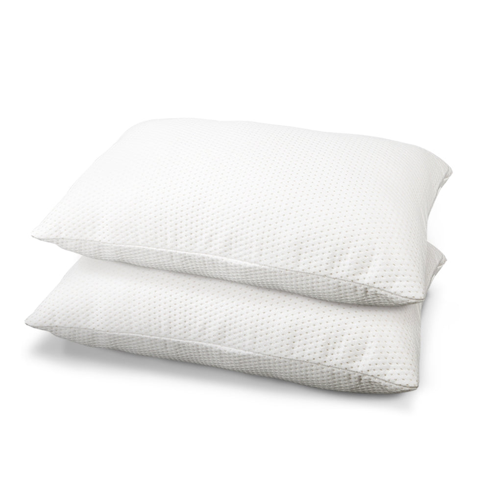 Giselle Bedding Memory Foam Pillows 70x40cm, 19cm Thick, 2 Pack, Breathable - SuperSaverAU - view 8