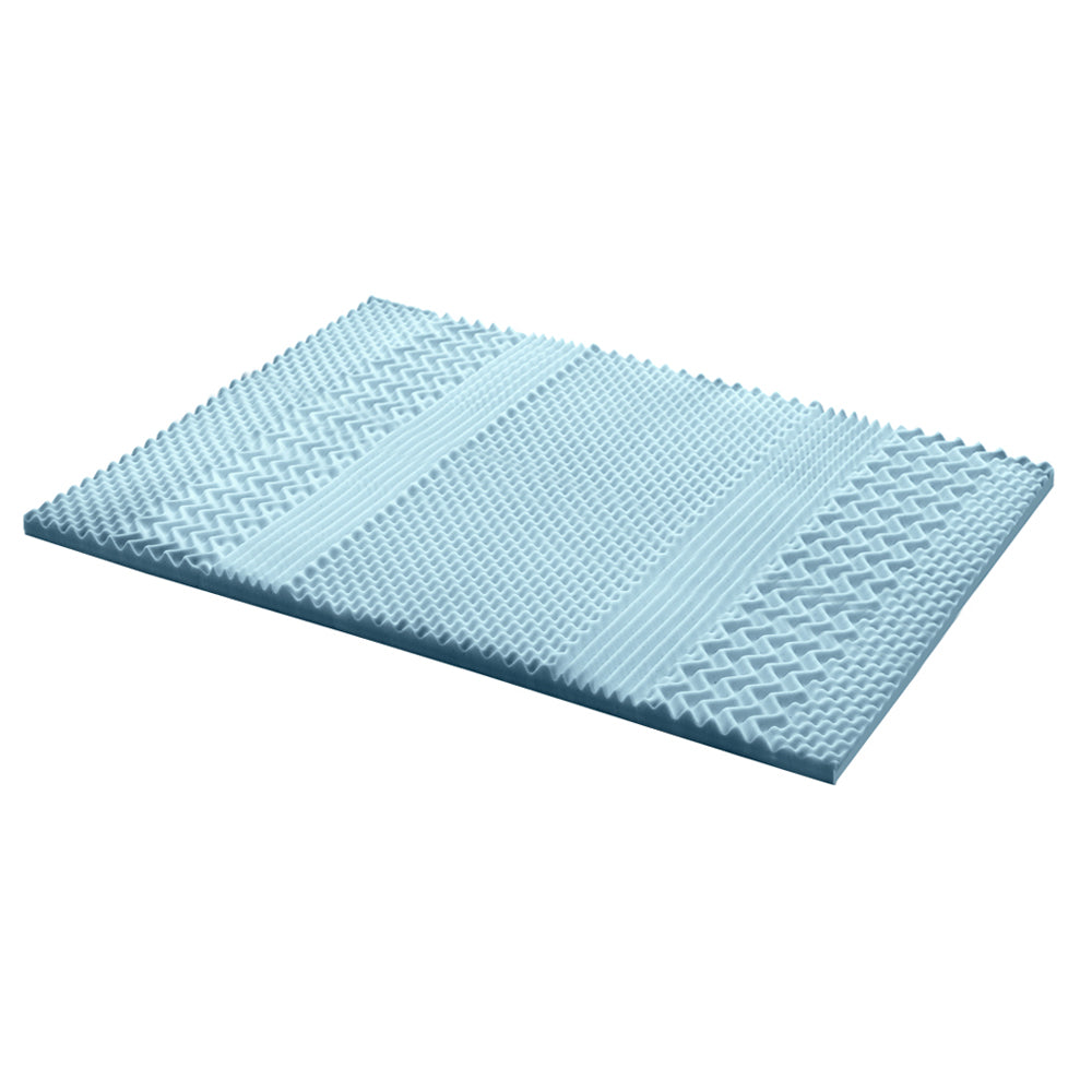 Giselle Bedding Memory Foam Mattress Topper 7-Zone 5cm Double - SuperSaverAU - view 7