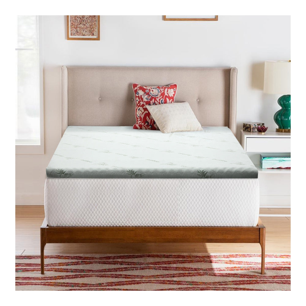 Giselle Bedding Cool Gel Memory Foam Mattress Topper Single - SuperSaverAU - view 1
