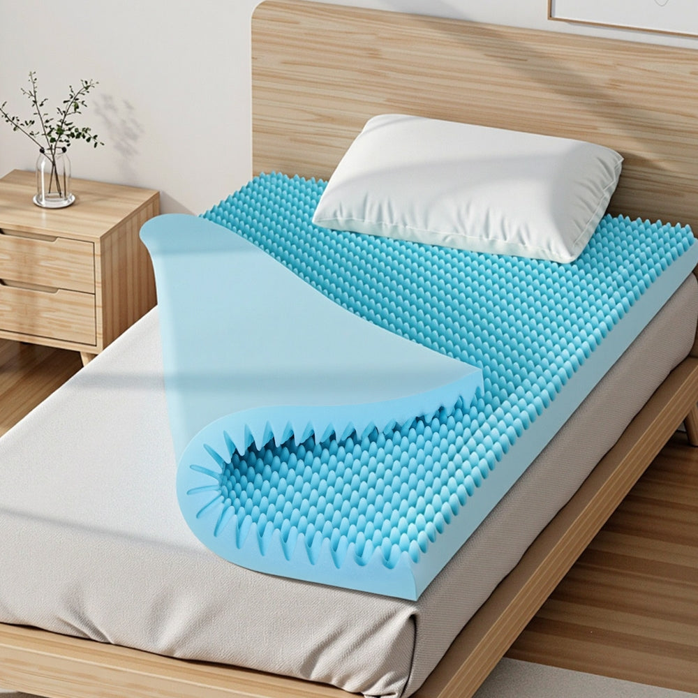 Giselle 8cm Memory Foam Mattress Topper - Single Size - SuperSaverAU - view 7