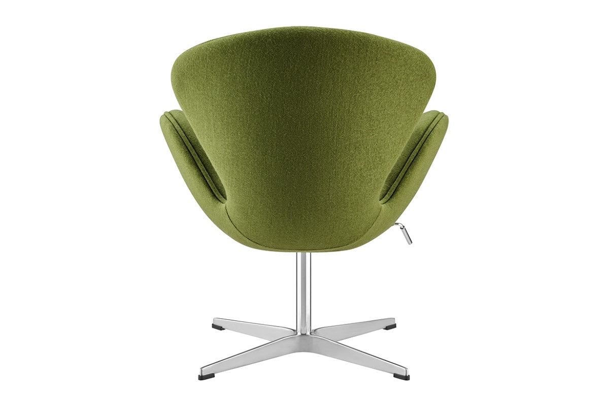 Matt Blatt Arne Jacobsen Height Adjustable Swan Chair Premium Replica (Moss Green)