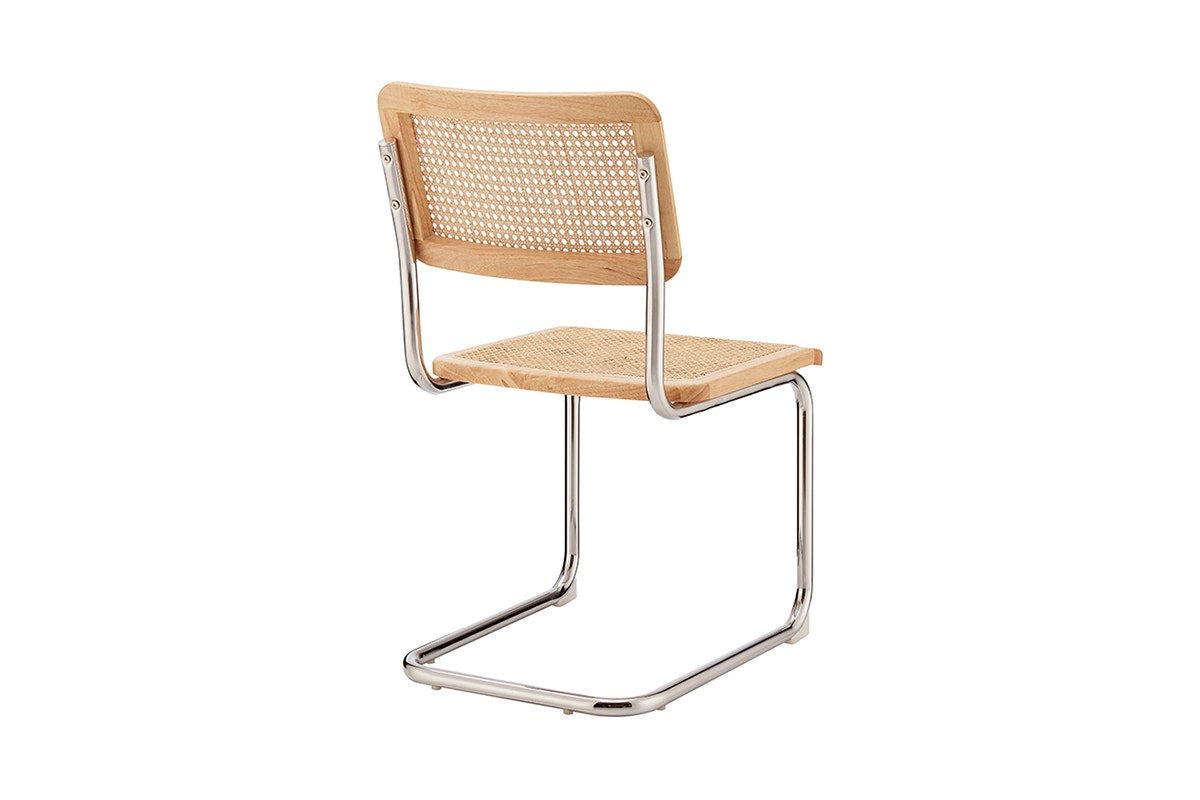 Set of 2 Matt Blatt Marcel Breuer Cesca Dining Chairs Replica (Natural/Rattan)