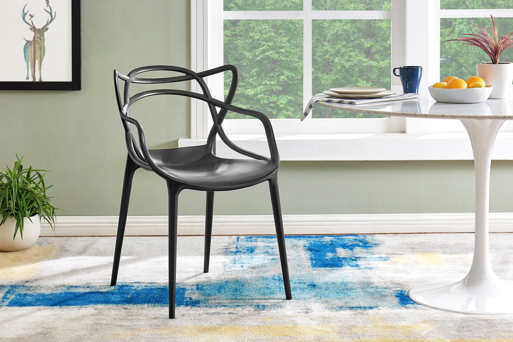 Set of 2 Matt Blatt Philippe Starck Masters Chairs Replica (Black)
